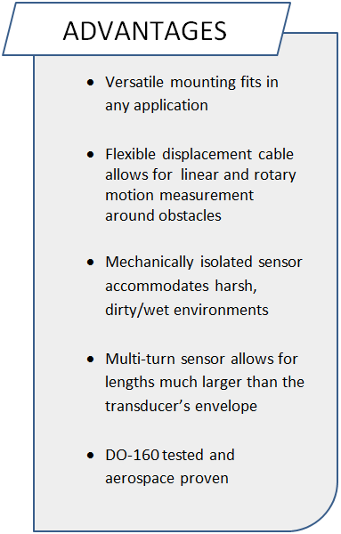 draw wire sensor advantages